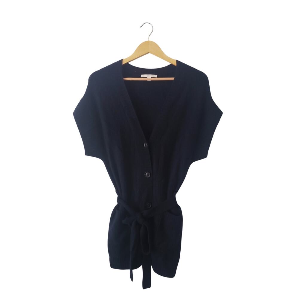 Elegant Black Women's Cardigan